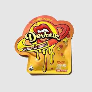 Devour Sour Rings Gummies 750mg